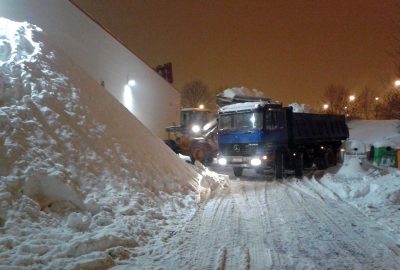 odśnieżanie wielkopowierzchniowe